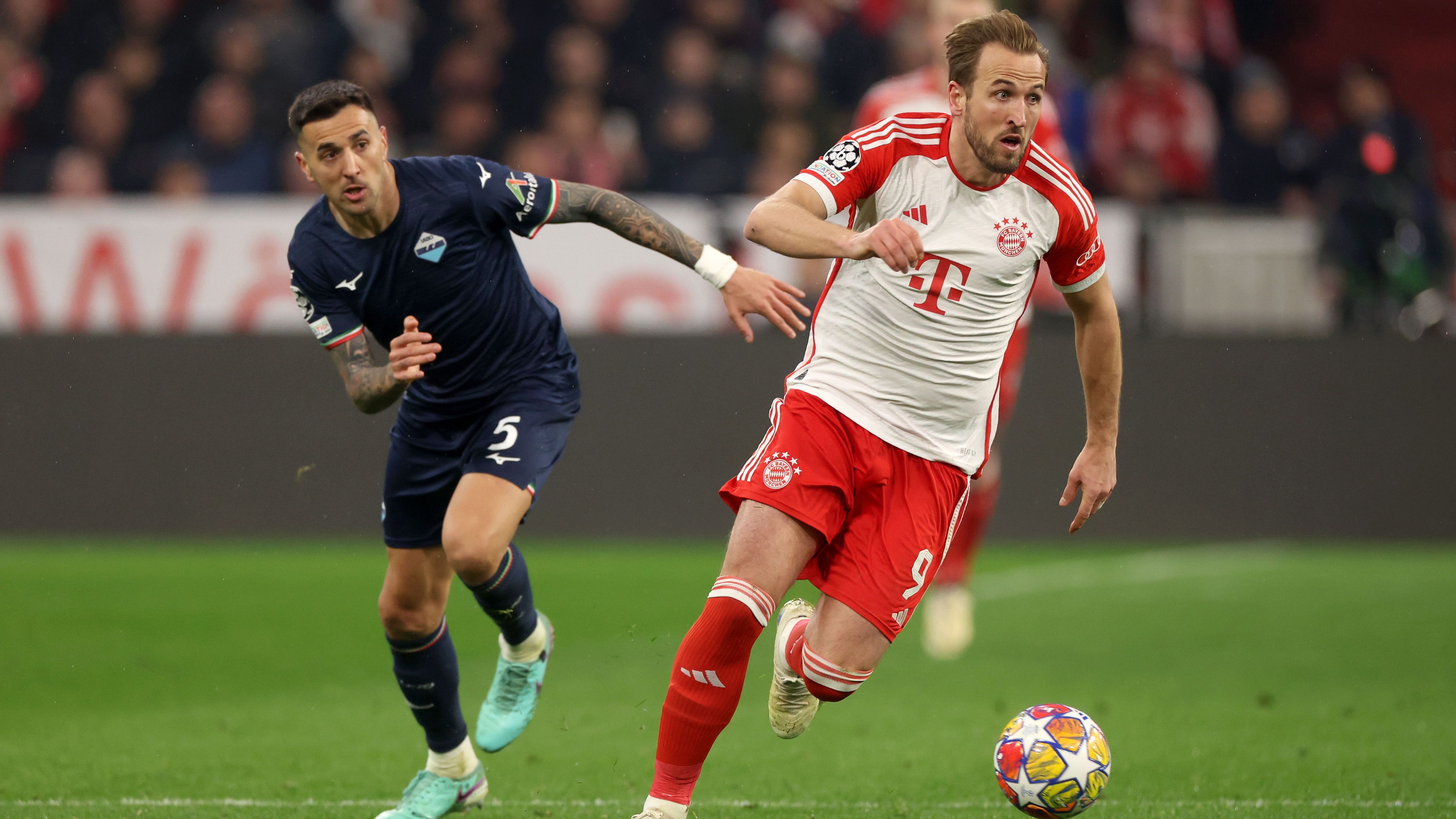 <strong>Harry Kane</strong><br>Der Engländer ist viel in Bewegung und kann sich trotz der massiven Bewachung durch gleich mehrere Römer immer wieder in Szene setzen. Scheitert bei seiner ersten Chance vom Sechzehnmeterraum an Provedel (17.), zeigt dann aber beim 1:0 per Kopf und beim 3:0 per Abstauber seine Torjägerqualitäten (39., 66.). Genau dafür hat Bayern ihn geholt. <em><strong>ran</strong></em>-Note: 2