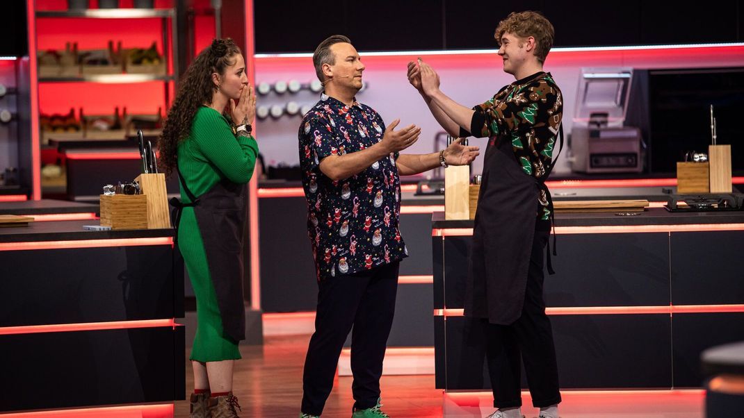 "The Taste" 2023: Mary Anne und Tim Raue verabschieden Hannes im Halbfinale.