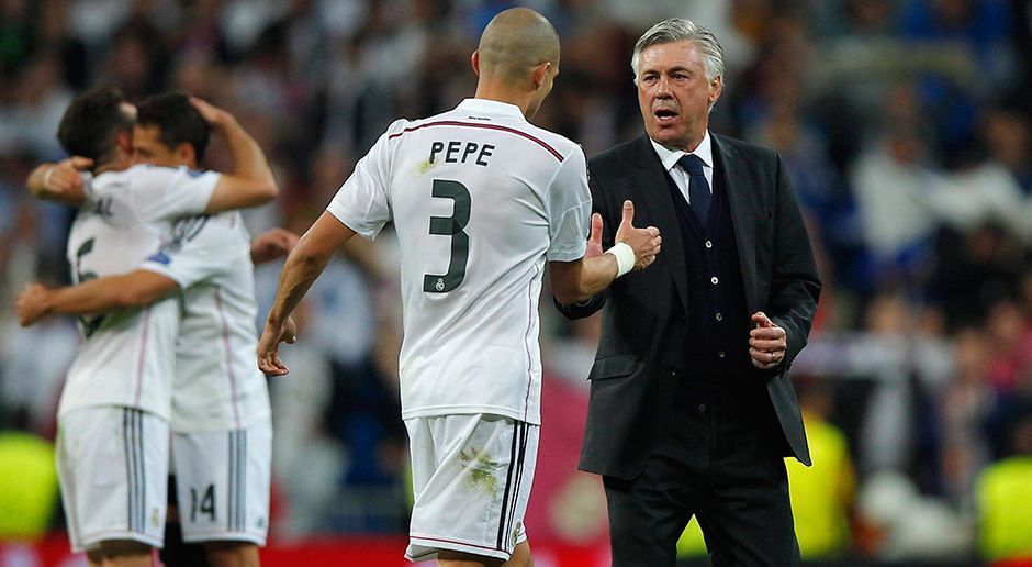 
                <strong>Carlo Ancelotti (2013/14-2014/15)</strong><br>
                Carlo Ancelotti: Gewann gleich in seiner ersten Saison bei Real Madrid die Champions League (2014). Seine Startbilanz war mit sieben Siegen, einem Remis und einer Niederlage ordentlich (2,44 Punkte im Schnitt). Mit 24:8 Toren war für viel Spektakel gesorgt - vorne wie hinten. Nach zwei Jahren musste der Italiener Ende der Saison 2014/15 gehen.
              