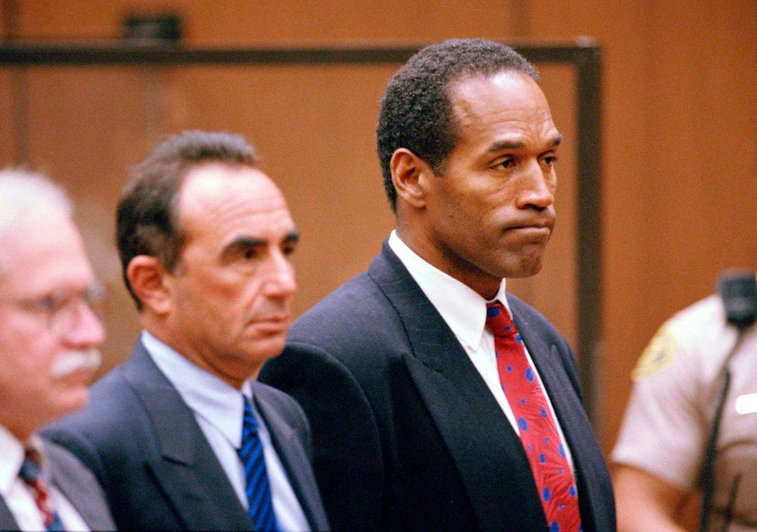 O. J. Simpson stand 1994 unter dem Verdacht, seine Ex-Frau und deren Bekannten ermordet zu haben.