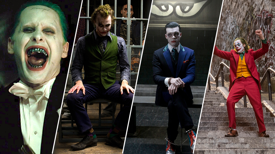 Jared Leto, Heath Ledger, Cameron Monaghan und Joaquin Phoenix spielten alle den "Joker".