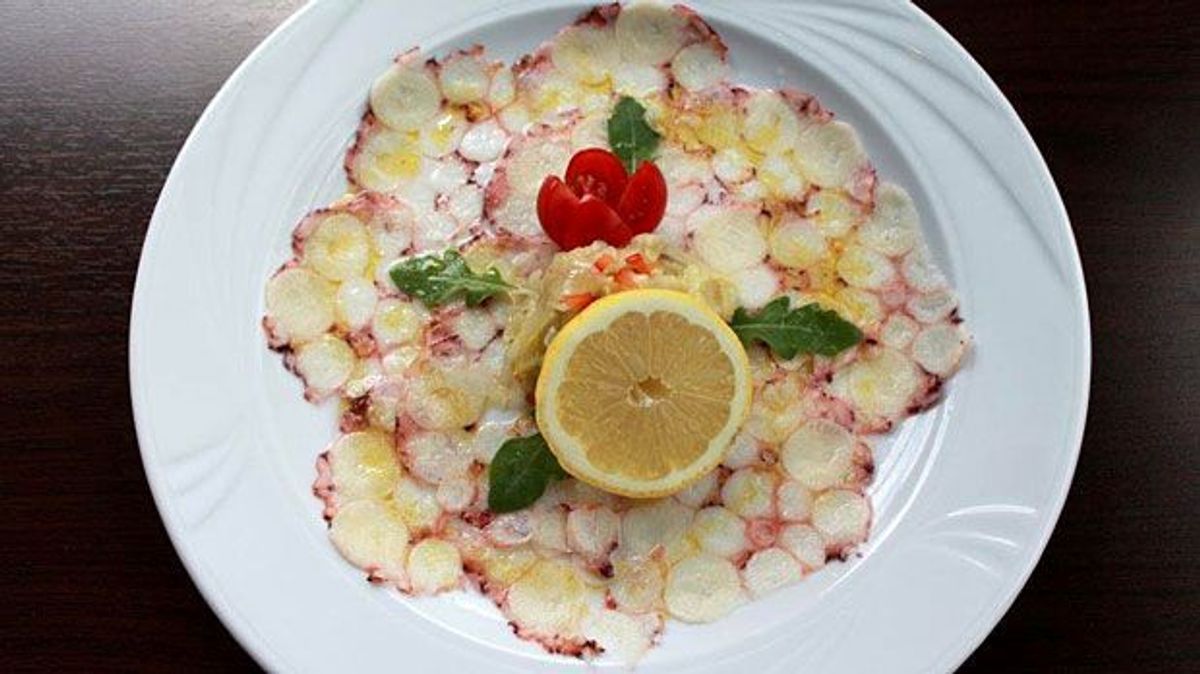 Oktopus-Carpaccio