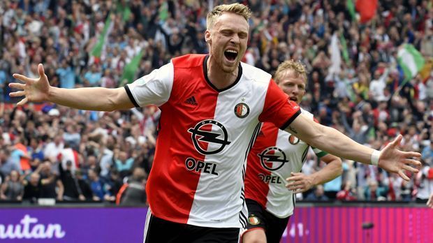 
                <strong>Niederlande: Nicolai Jörgensen (Feyenoord Rotterdam)</strong><br>
                Saisontore 2016/2017: 
              