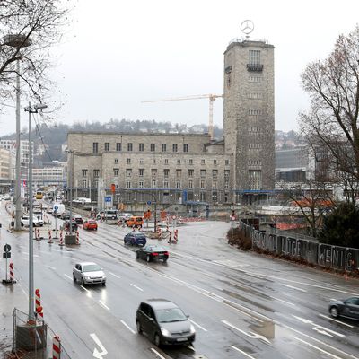 Groß-Baustelle neuer Tiefbahnhof für Stuttgart 21