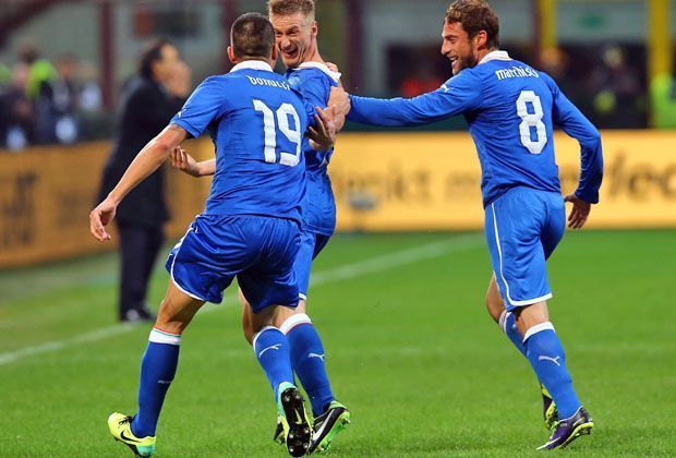 Italien gegen Deutschland Remis im Klassiker