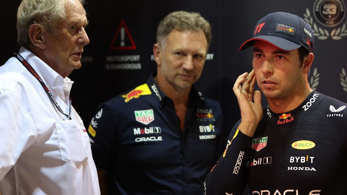 Helmut Marko, Christian Horner und Sergio Perez: Geht's gemeinsam weiter?