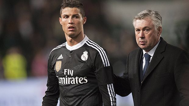 
                <strong>2013-15: Trainer bei Real Madrid</strong><br>
                2013-15: Trainer bei Real Madrid. Der 56-Jährige wird Coach der Königlichen. Mit den Superstars um Cristiano Ronaldo kommt der Italiener gut klar. Auch hier gelingt Ancelotti in der ersten Saison Großes: Real gewinnt die Copa del Rey und "La Decima" - den lang ersehnten zehnten Titel in der Champions League (inklusive Europapokal der Landesmeister) für den Klub.
              