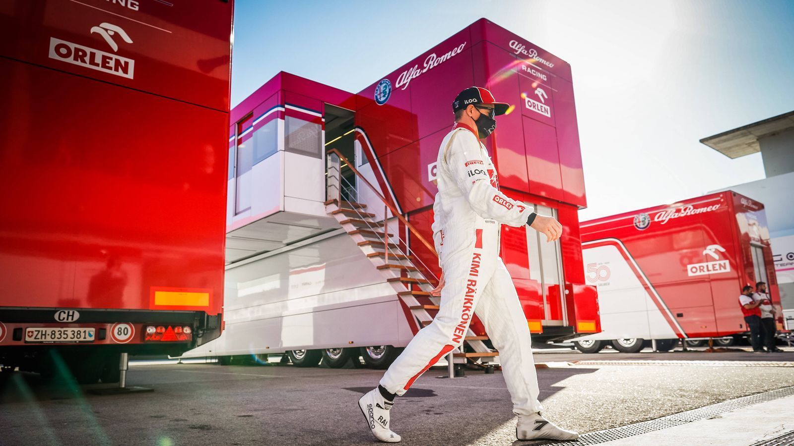 
                <strong>Alfa Romeo</strong><br>
                Fahrer für 2021: Kimi Raikkönen (Bild) und Antonio Giovinazzi.
              