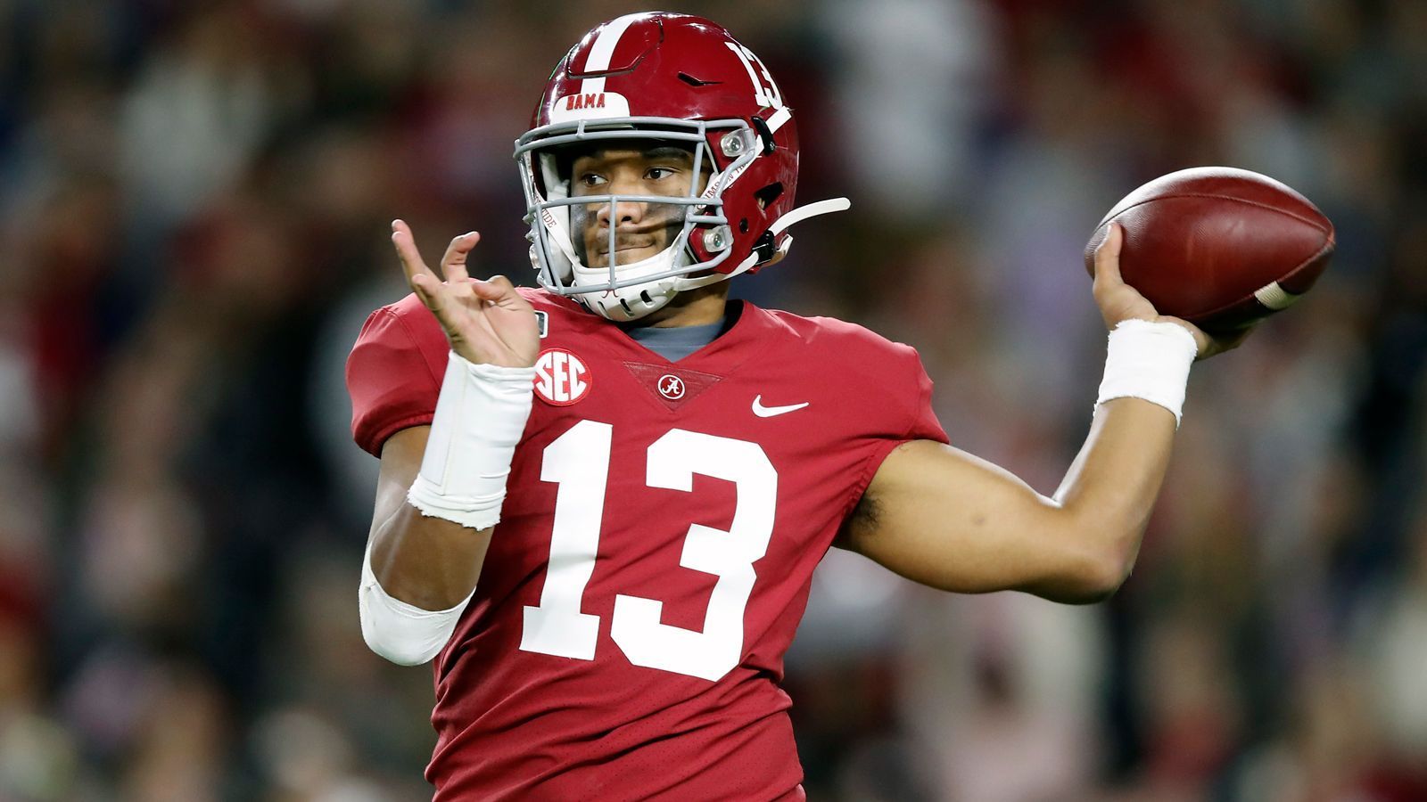 
                <strong>University of Alabama (4 First-Round-Picks)</strong><br>
                Tua Tagovailoa (Bild; Miami Dolphins/Quarterback)Jedrick Wills (Cleveland Browns/Offensive Tackle)Henry Ruggs (Las Vegas Raiders/Wide Receiver)Jerry Jeudy (Denver Broncos/Wide Reiceiver)
              