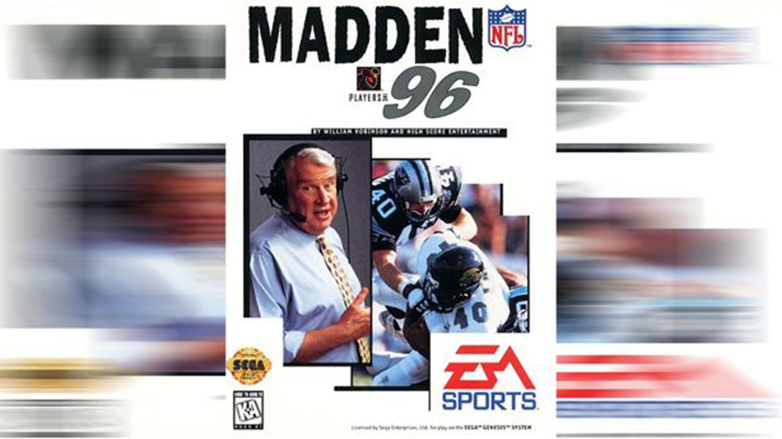 
                <strong>Madden NFL 96</strong><br>
                Madden NFL 96 - Cover: John Madden.
              