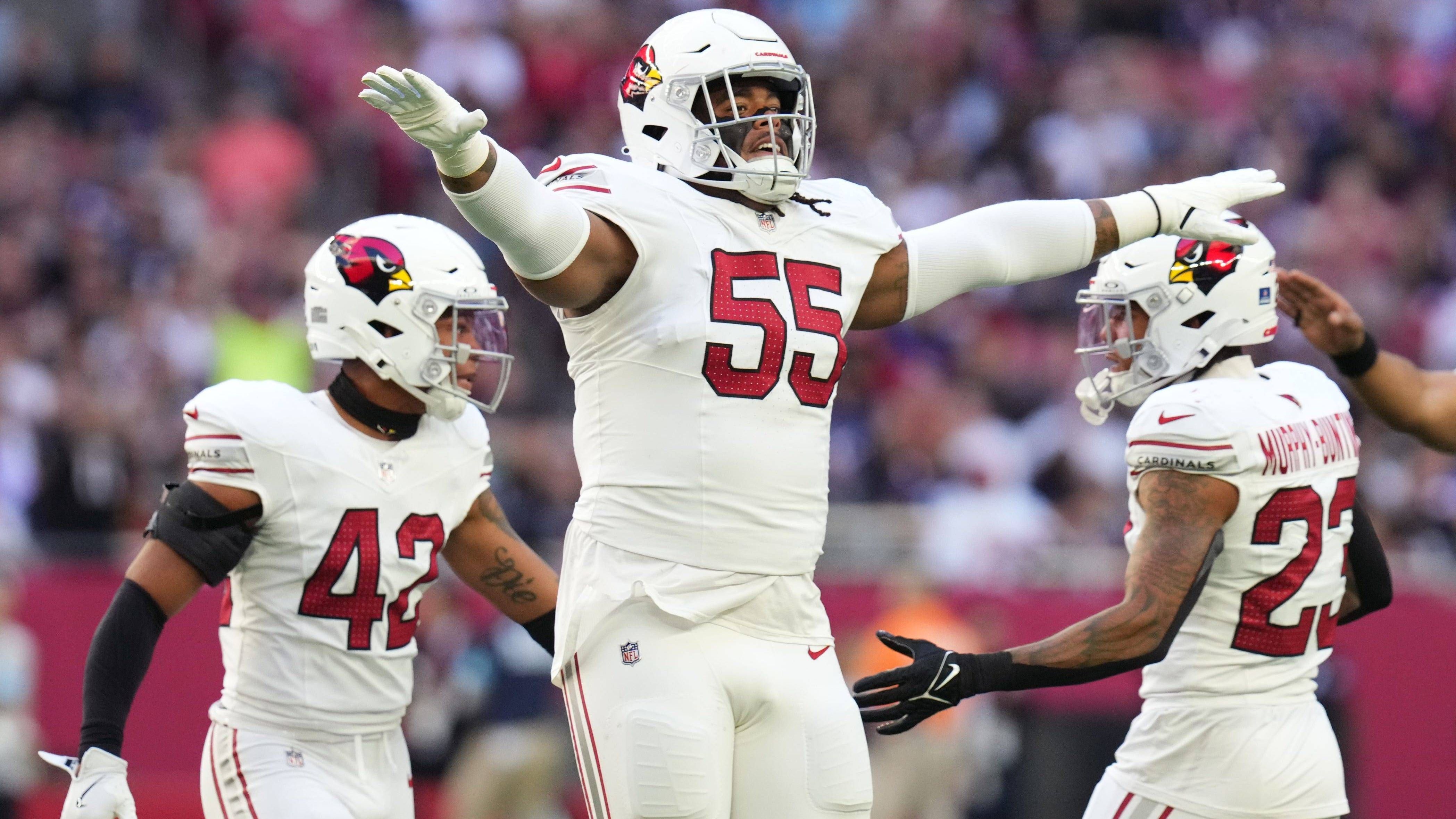 <strong>Arizona Cardinals</strong><br>- Größter Need: Defensive Line<br>Die Cardinals haben ein talentiertes Team, aber vor allem eine große Schwachstelle. Der Pass Rush ist nicht konkurrenzfähig, hier muss die Franchise nachlegen - ob in der Free Agency oder Ende April im Draft.