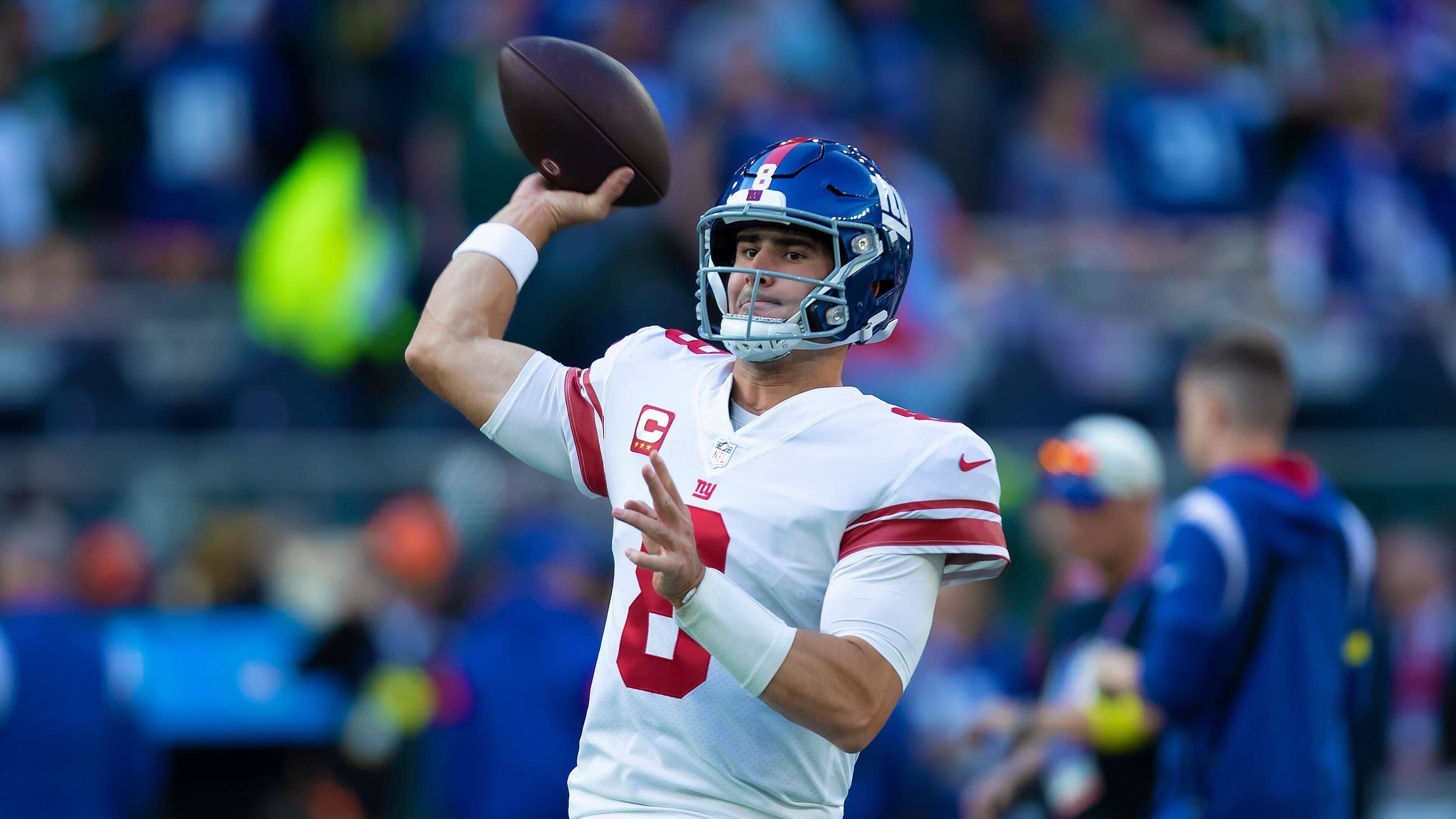 <strong>Platz 19: Daniel Jones - 36 Millionen</strong><br>Vertragsvolumen: 160 Millionen<br>Vertragslaufzeit: 4 Jahre<br>Jahr der Unterschrift: 2023<br>Position: Quarterback<br>Team: new York Giants