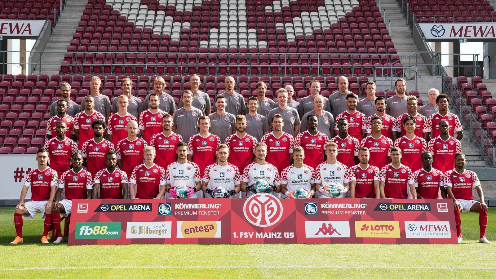 
                <strong>Platz 3: 1. FSV Mainz 05</strong><br>
                Durchschnittsalter: 24,4 JahreJüngster Spieler: Paul Nebel (17 Jahre)Ältester Spieler: Adam Szalai (32 Jahre)
              