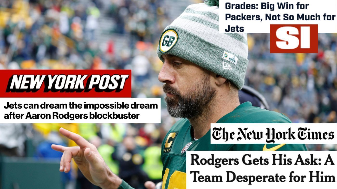 Aaron Rodgers Trade Grades: Big Win for Packers, Not So Much for Jets