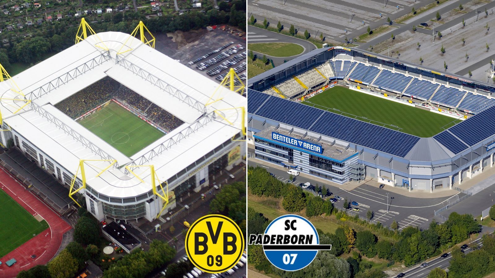 
                <strong>Goliath-David-Vergleich zwischen Dortmund und Paderborn</strong><br>
                Am 12. Spieltag der Bundesliga empfängt Vize-Meister Borussia Dortmund den Aufsteiger SC Paderborn. ran.de macht einen statistische und historischen Vergleich zwischen den ungleichen Kontrahenten. (Stand: 22. November 2019)
              