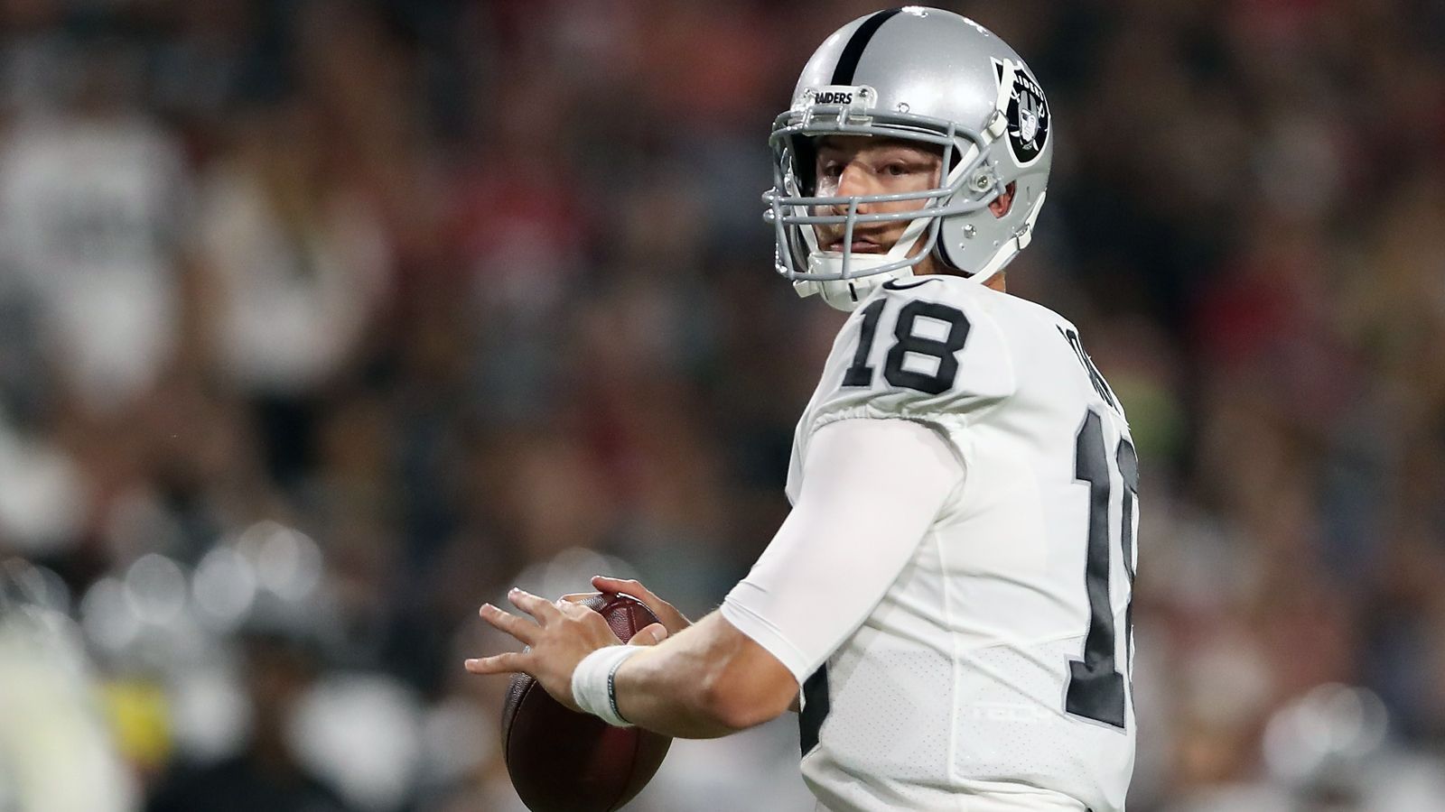 
                <strong>Pick 2: Connor Cook (Houston Roughnecks)</strong><br>
                Position: QuarterbackCollege: Michigan StateSpielte in der NFL für: Oakland Raiders, Carolina Panthers, Cincinnati Bengals, Detroit Lions
              