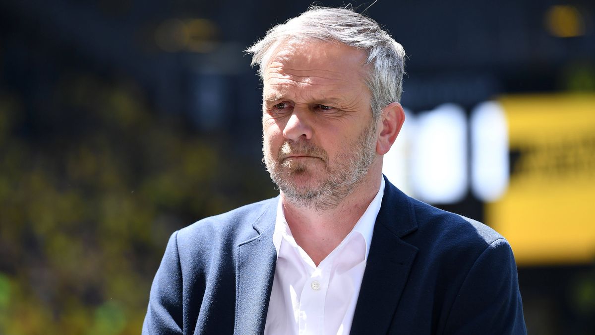 Fußball 1. Bundesliga 34. Spieltag Borussia Dortmund - 1. FSV Mainz 05 am 27.05.2023 im Signal Iduna Park in Dortmund Dietmar Didi Hamann ( Sky ) DFL regulations prohibit any use of photographs as ...
