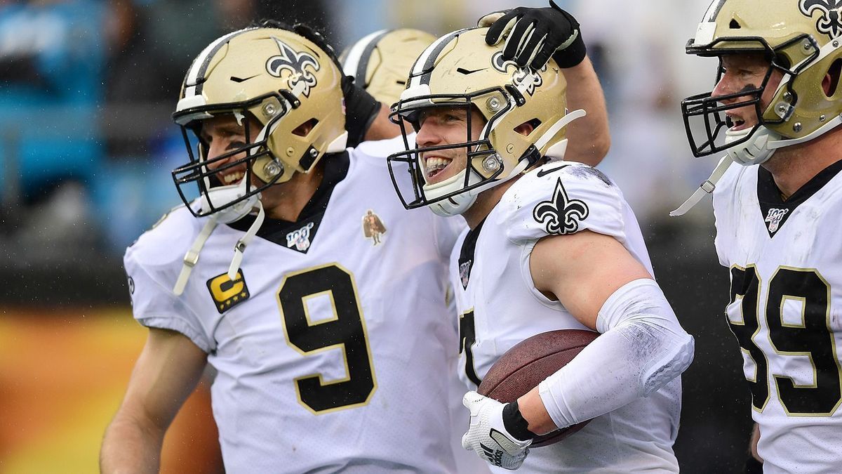 Drew Brees und Taysom Hill (New Orleans Saints)