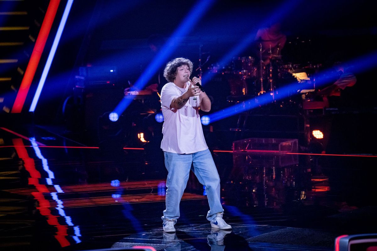 Nico Klemm rappt bei "The Voice of Germany" 2024