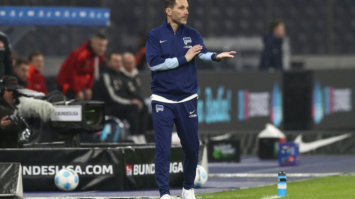 Stefan Leitl beim Debüt im Olympiastadion