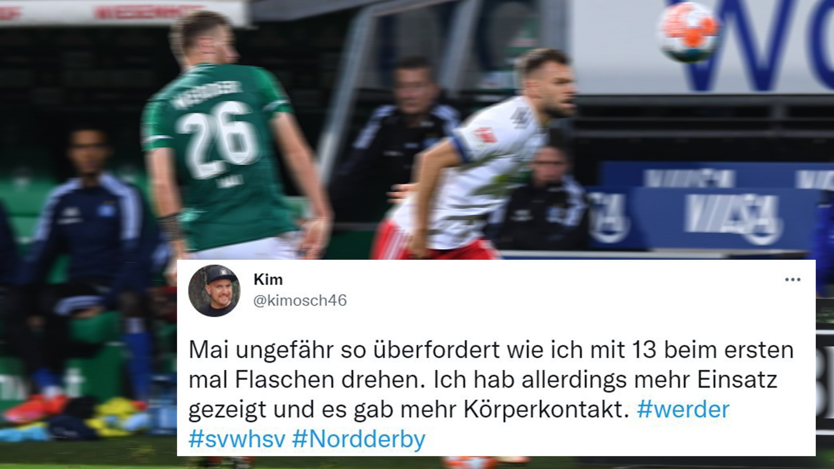 
                <strong>Bremen-Fans unzufrieden</strong><br>
                Doch die Bremer Fans wissen: Man muss sich auch an die eigene Nase fassen. 
              