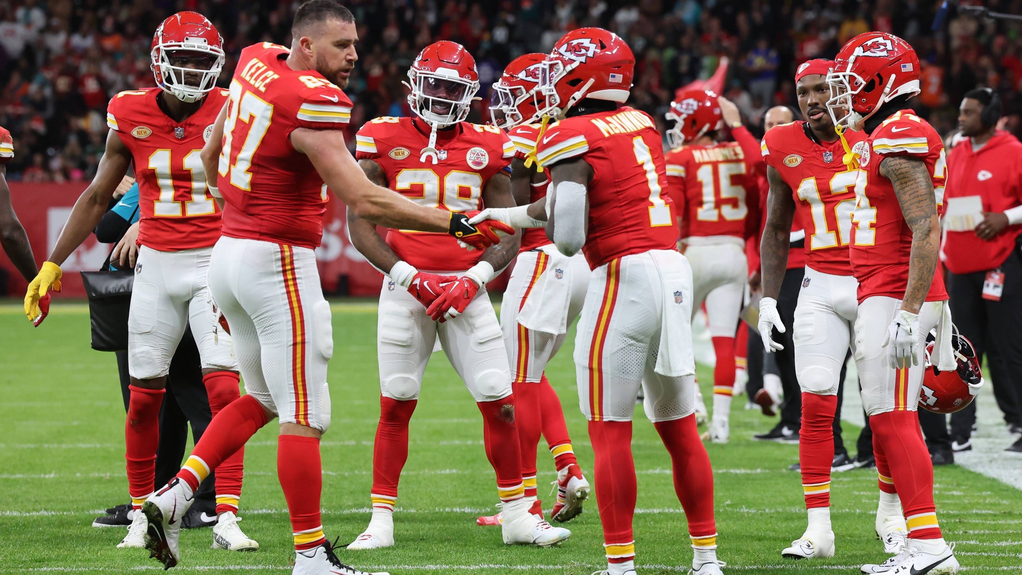 <strong>Platz 11: Kansas City Chiefs</strong><br>Touchdownrate: 37 Prozent<br>Touchdowns insgesamt: 39