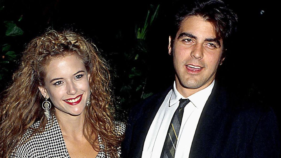 Waren ein schönes Paar in den Achtzigern: Kelly Preston und George Clooney.
