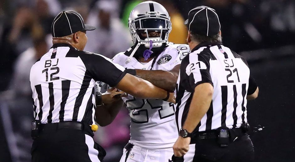 
                <strong>Verlierer: Marshawn Lynch (Oakland Raiders)</strong><br>
                Schlimm genug, dass Marshawn Lynch eine miserable Saison spielt. Nun ließ er seinen Frust auch noch am Schiedsrichter aus. Beim 31:30 Sieg gegen die Kansas City Chiefs schubste er einen Unparteiischen und wurde zur Strafe ein Spiel gesperrt. Angesichts der schwachen Form von Lynch können die Raiders das sicherlich verschmerzen. 
              
