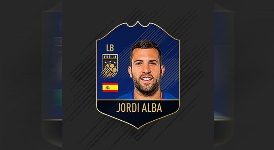 
                <strong>Jordi Alba</strong><br>
                Abwehr: Jordi Alba (FC Barcelona)
              