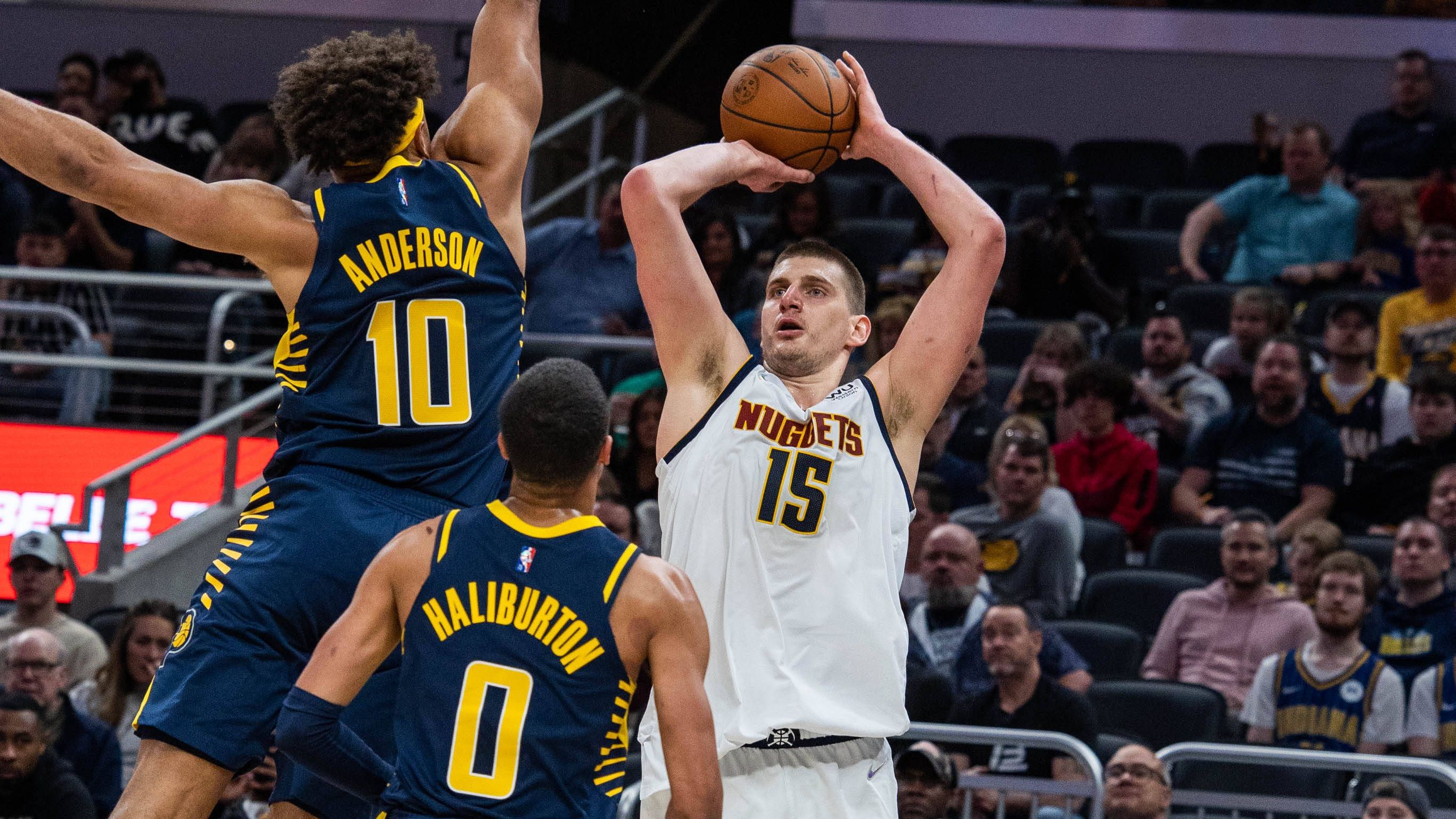 <strong>Nikola Jokic (Western Conference) - Starter</strong><br>Position: Center<br>Team: Denver Nuggets<br>Stats pro Spiel 2023/2024: 26,3 Punkte, 12,2 Rebounds, 9,0 Assists<br>All-Star-Teilnahmen: 6