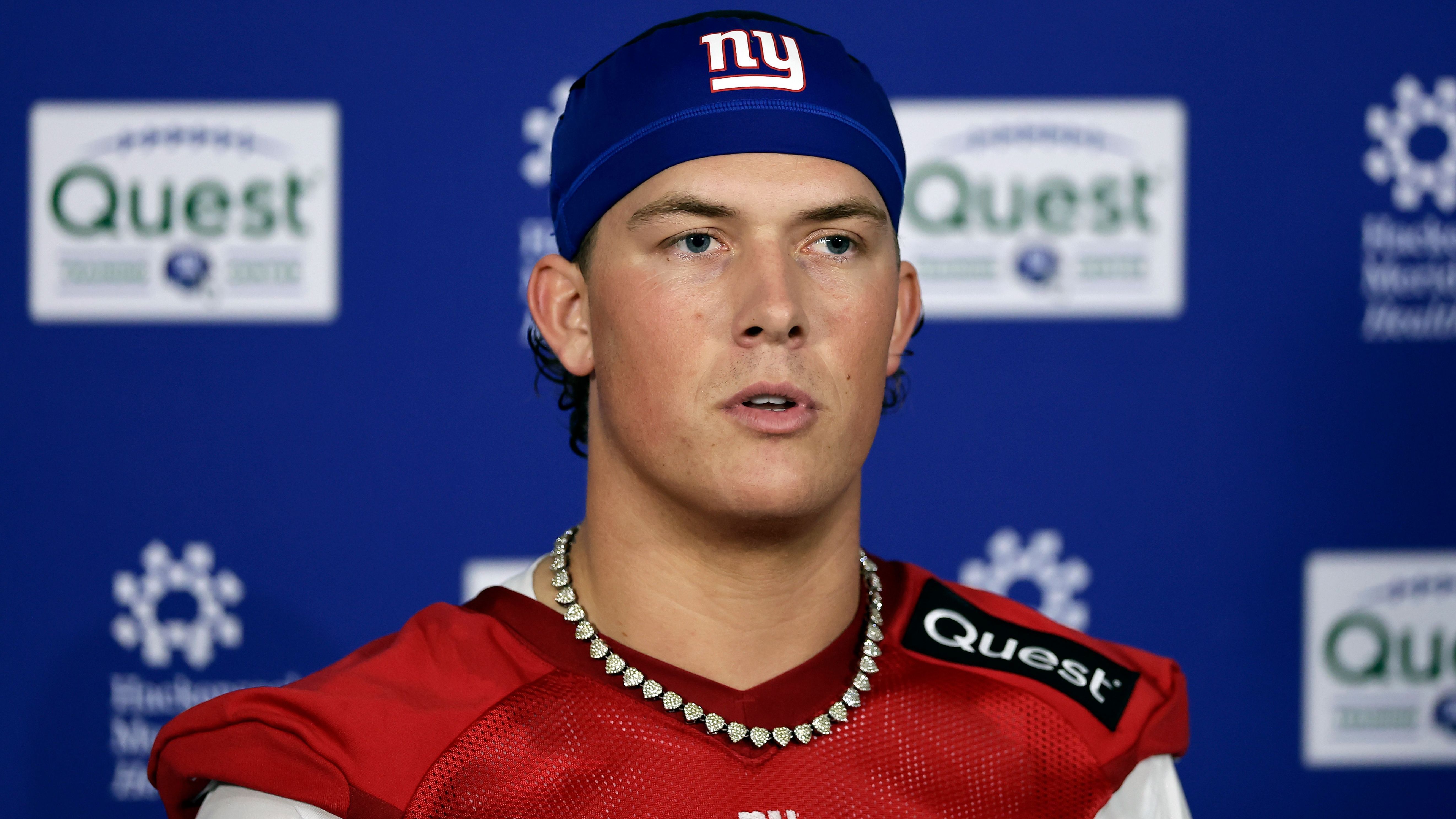 <strong>Platz 6: Jaxson Dart (New York Giants)</strong><br><strong>Position:</strong>&nbsp;Quarterback<br><strong>Draft-Pick:</strong> 25, Runde 1