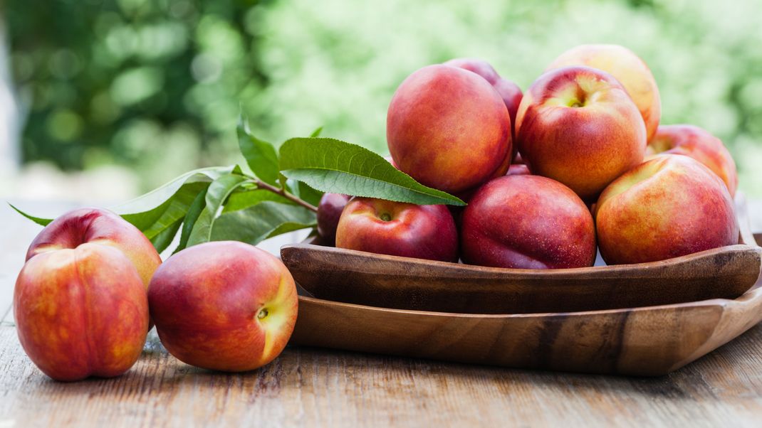 Nektarinen schmecken gerade im Sommer besonders gut. Aber sie enthalten oftmals auch Schadstoffe.