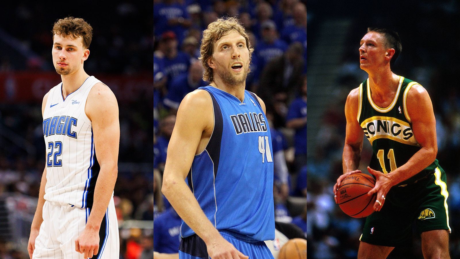 <strong>Alle Deutschen der NBA-Geschichte</strong><br>Nowitzki, Schrempf und Co. - <em><strong>ran</strong></em> zeigt Euch alle Deutschen die je in der NBA gespielt haben.