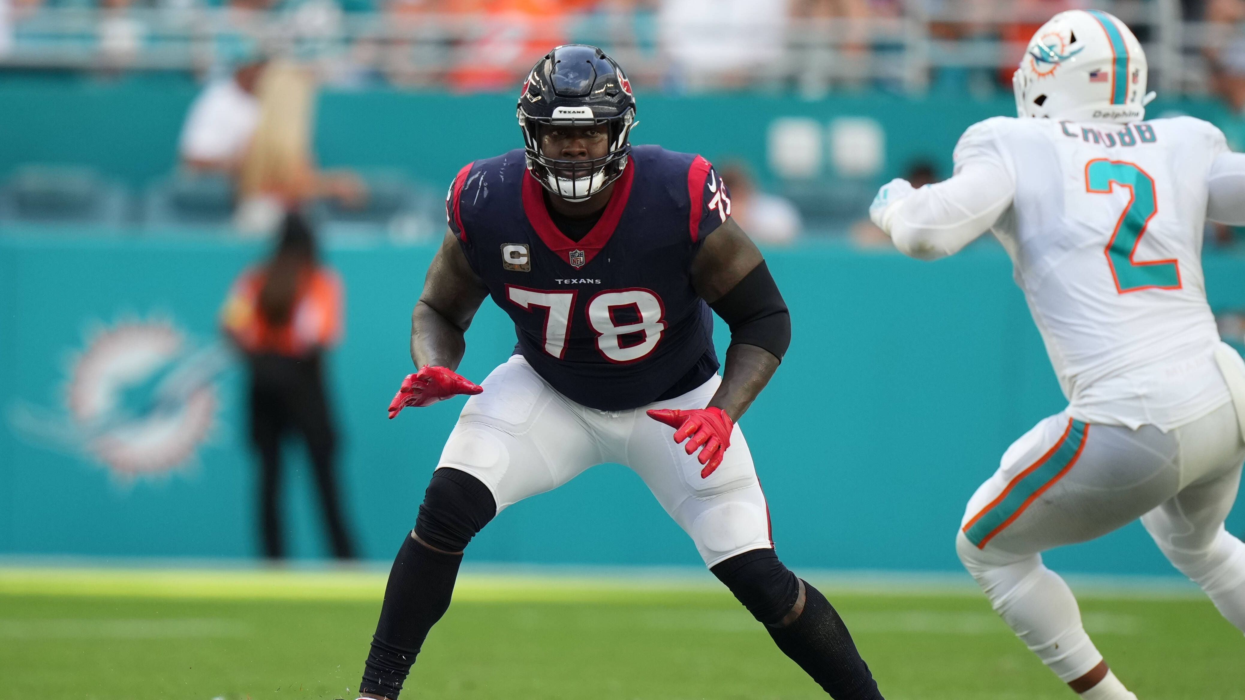 <strong>Houston Texans: Laremy Tunsil </strong><br>Position: Offensive Tackle <br>Durchschnittliches Jahresgehalt: 25 Millionen US-Dollar <br>Gesamtvolumen: 75 Millionen US-Dollar