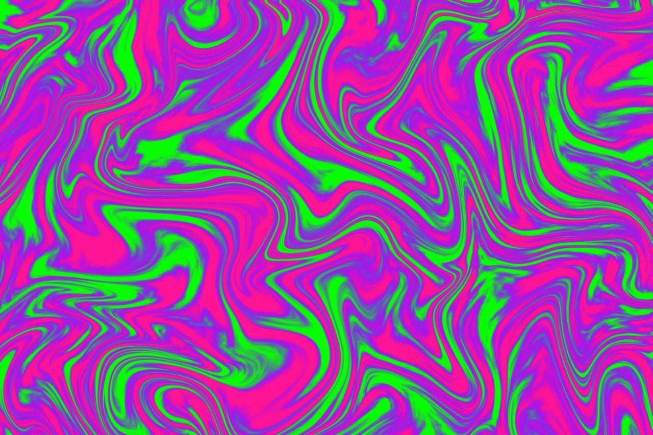 Bilder der psychedelischen Kunst illustrieren zum Beispiel Sinneseindrücke, die man mit Drogen wie LSD, Psilocybin und Co. erlebt.