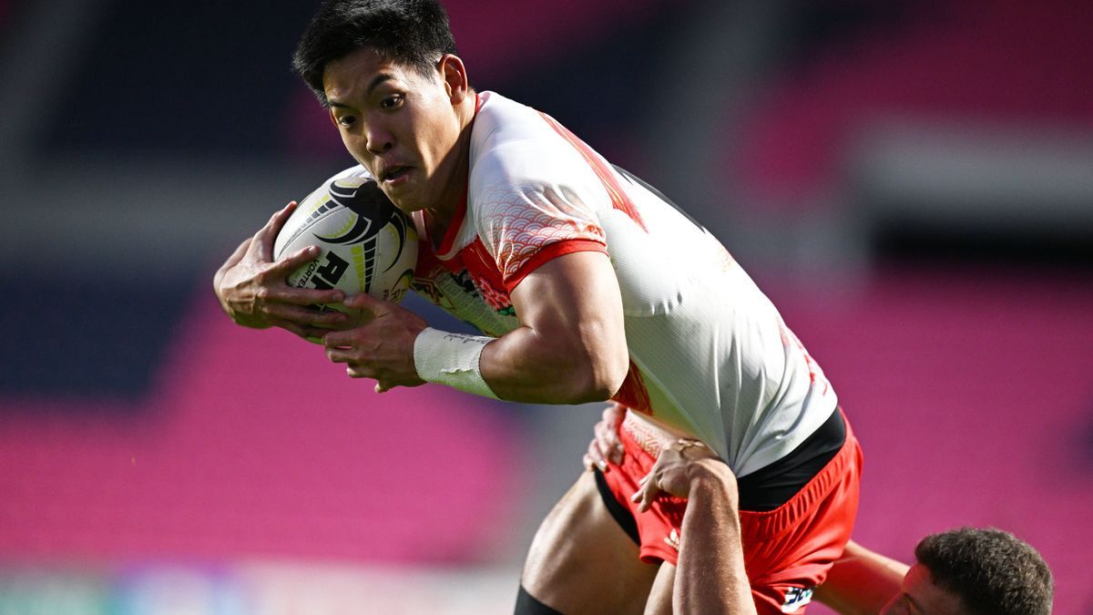 Takamasa Maruo (JPN), NOVEMBER 19, 2023 - Rugby : Asia Rugby Regional Qualifier Japan 7s Men s Final match between Japan 21-14 Hong Kong at Yodoko Sakura Stadium in Osaka, Japan. Noxthirdxpartyxsal...