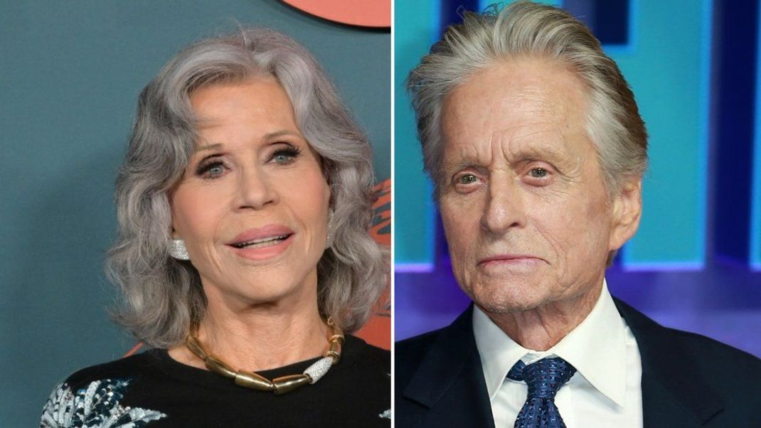 Jane Fonda und Michael Douglas nehmen die 96. Oscar-Verleihung zum Anlass für eine Anti-Atomwaffen-Kampagne.