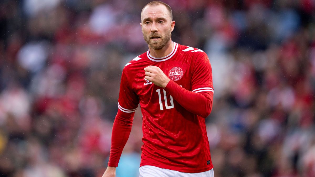Test match: Denmark - Lithuania Denmark s Christian Eriksen during the football international match, Länderspiel, Nationalmannschaft between Denmark and Lithuania at Odense Stadium on Tuesday, June...
