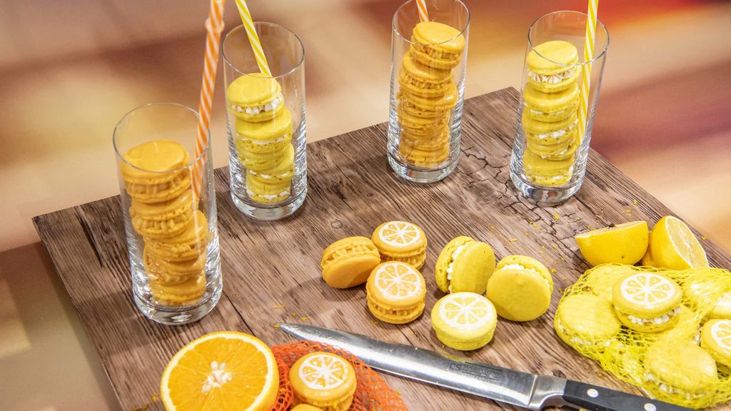 Zitronen-Macarons und Orangen-Macarons | Das große Backen