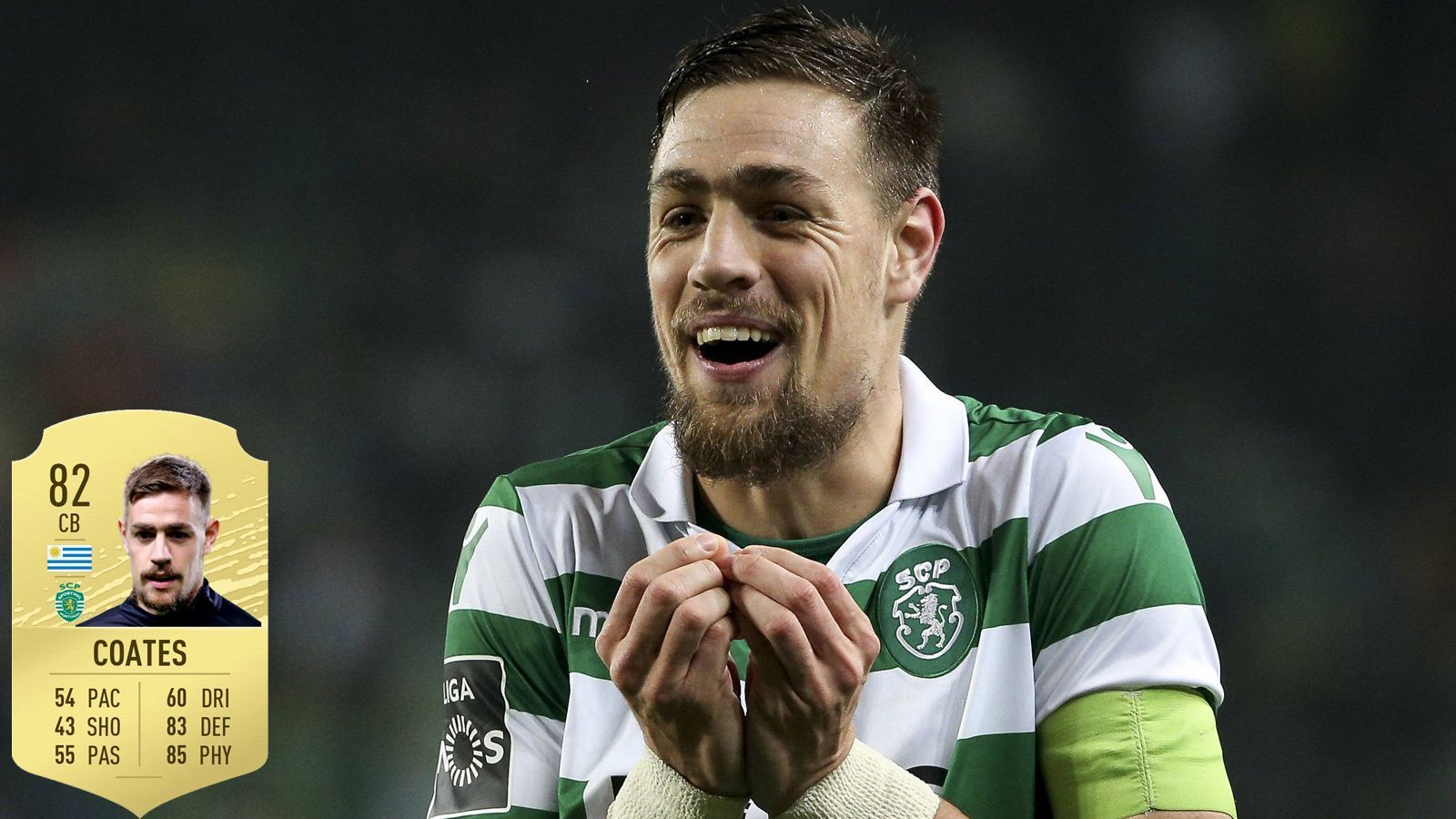 
                <strong>Platz 5: Sebastián Coates - Sporting CP</strong><br>
                Stärke: 94
              