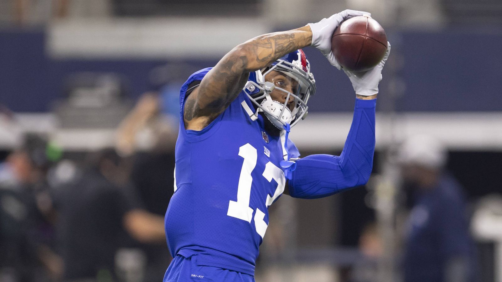 
                <strong>Week 7: Odell Beckham Jr. knackt die 5.000-Marke</strong><br>
                Odell Beckham Jr. hat die Marke von 5.000 Receiving-Yards in der NFL geknackt und dabei einen Rekord gebrochen. OBJ hat lediglich 54 Spiele für seinen Meilenstein gebraucht und damit Julio Jones überholt, der 56 Spiele gebraucht hat. Seit dem NFL-Merger 1970 war kein Spieler schneller. 
              