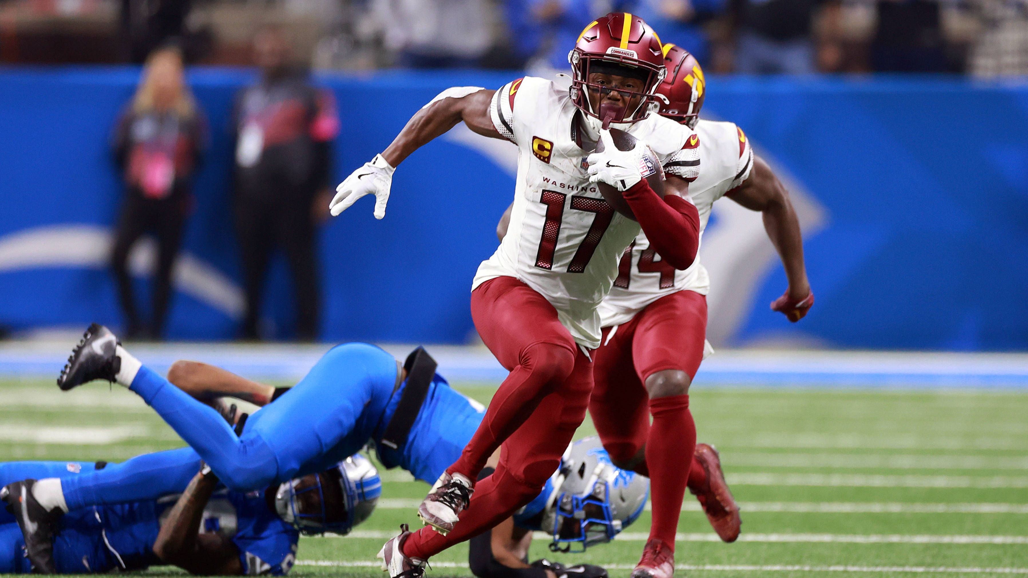 <strong>Washington Commanders: Terry McLaurin</strong><br>Position: Wide Receiver<br>Gehalt 2025: 32,33 Millionen US-Dollar<br>Vertragsende: 2028