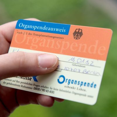 Organspendeausweis.