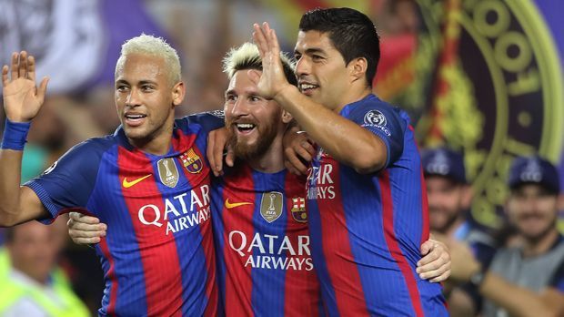 
                <strong>Die Topverdiener des FC Barcelona</strong><br>
                Wer verdient beim FC Barcelona wie viel im Jahr? Die spanische "Sport" hat eine Liste der Barca-Gehälter veröffentlicht. Insgesamt zahlen die Katalanen den zehn Top-Verdienern 94 Millionen Euro. ran.de stellt sie vor.
              