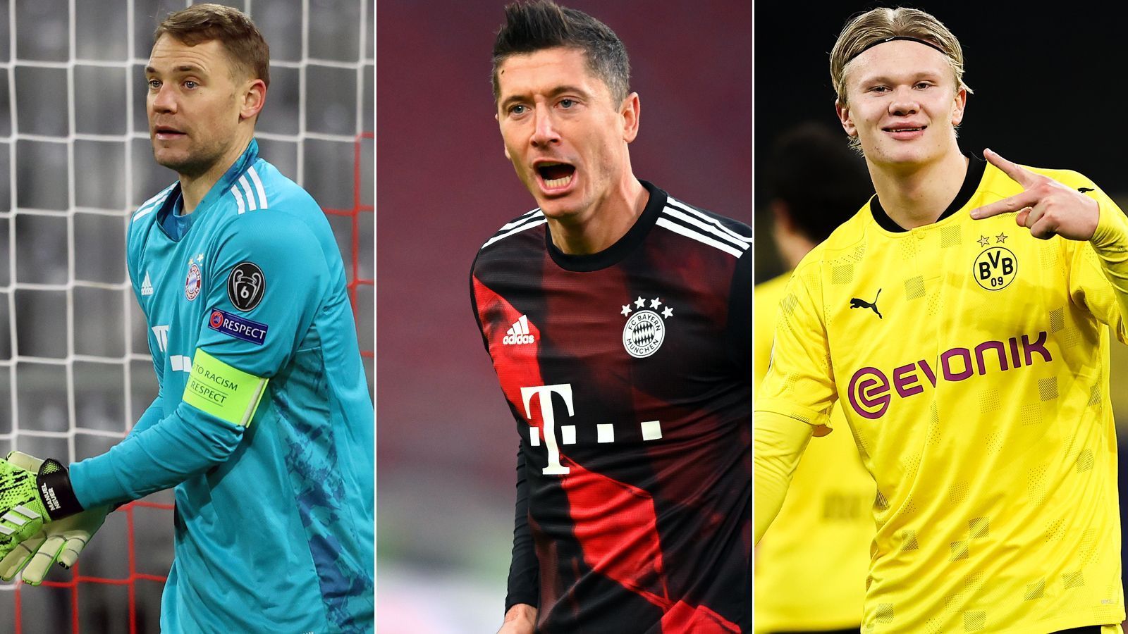 
                <strong>Diese Bundesliga-Stars sind für die Wahl zur FIFA-Elf 2020 nominiert</strong><br>
                Am 17. Dezember wird die sogenannte "FIFA FIFPro World XI" gekürt. Unter den 55 Nominierten für die FIFA-Elf 2020 befinden sich auch zwölf Bundesliga-Akteure bzw. Ex-Akteure der Bundesliga-Klubs. ran.de zeigt sie.
              