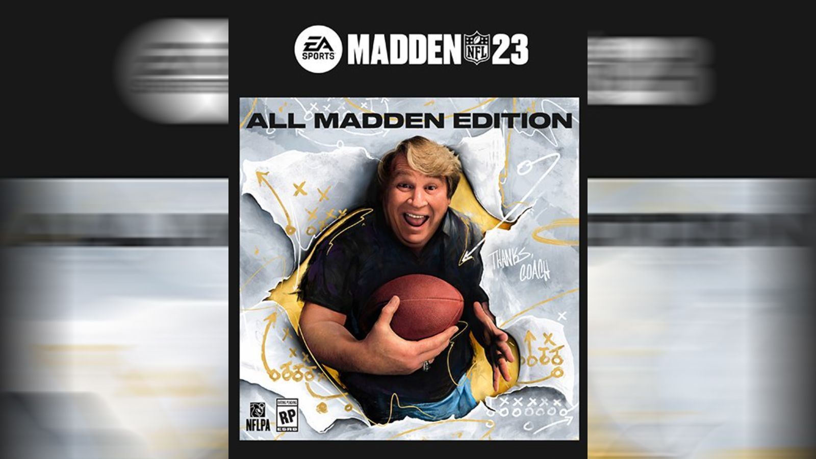 <strong>Madden NFL 23</strong><br>
                Madden NFL 23 -&nbsp;Cover: John Madden