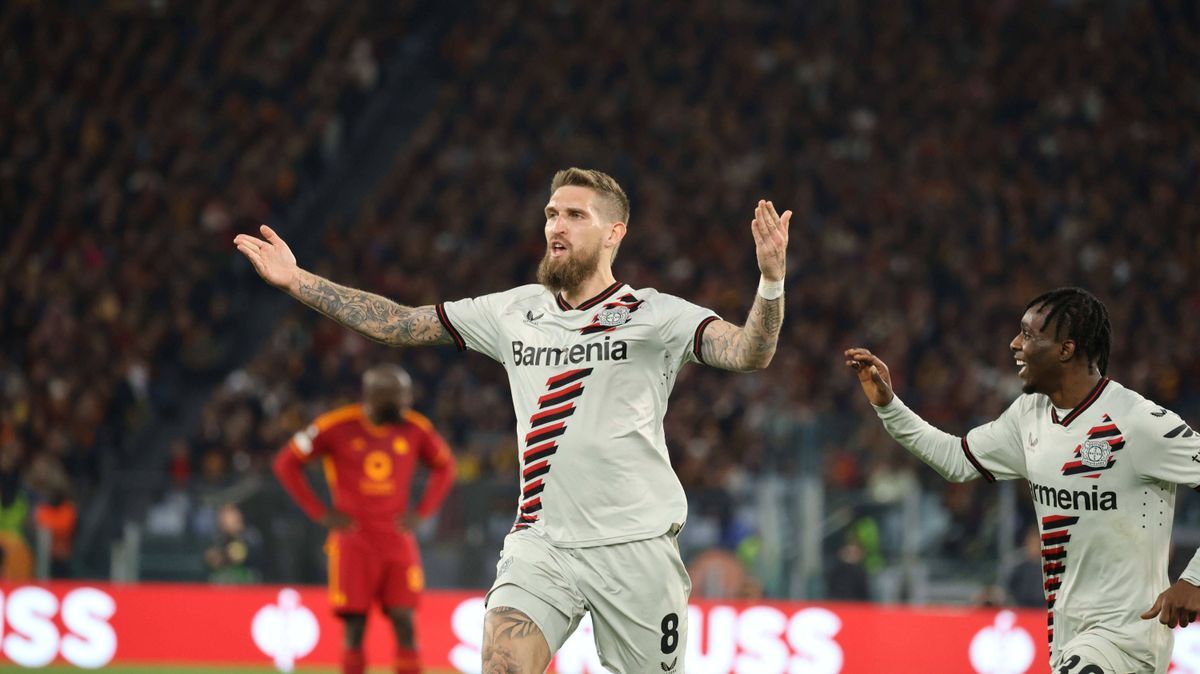 May 2, 2024, Roma, Lazio, ITALIA: 02 05 2024 Rome, Olympic Stadium, football match valid for the semi-final of the Europa League 2023 24 between AS Roma vs Bayer Leverkusen.In the picture: Robert A...