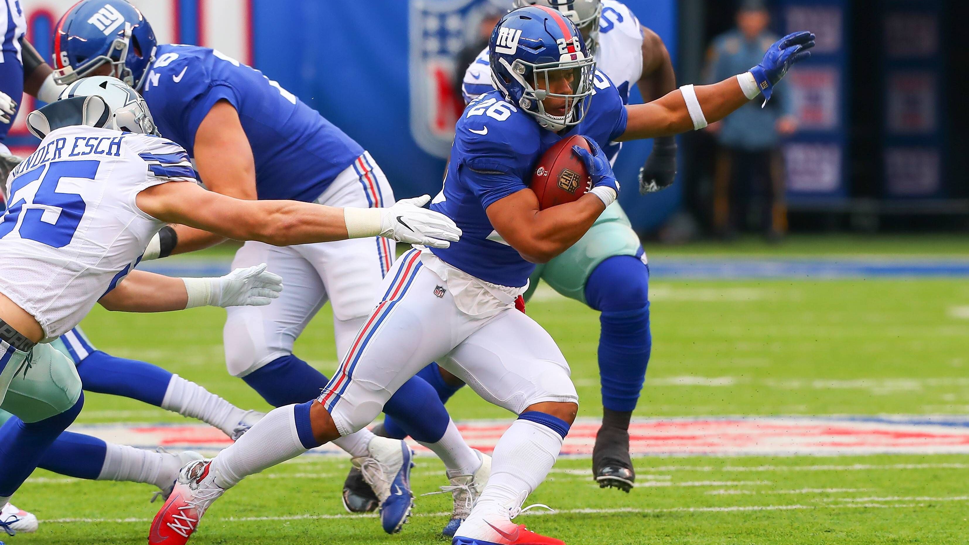 <strong>New York Giants: 2018, 2. Pick</strong><br>- Spieler: Saquon Barkley