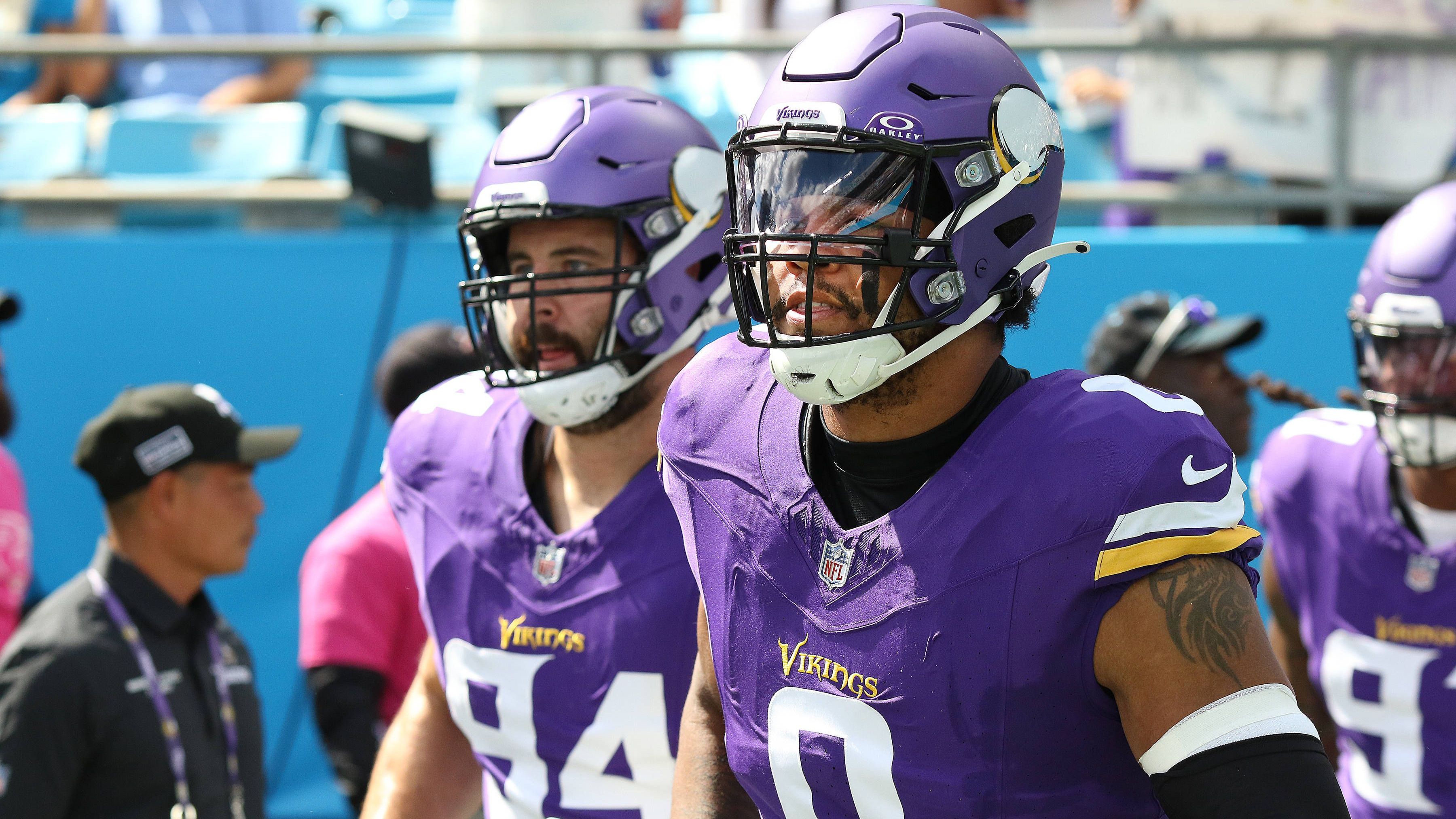 <strong>Marcus Davenport (Detroit Lions)</strong><br>Edge Rusher Marcus Davenport wechselte als Free Agent innerhalb der NFC North von den Minnesota Vikings zu den Detroit Lions. In Detroit erhält der 27-Jährige 6,5 Millionen Dollar für ein Jahr.