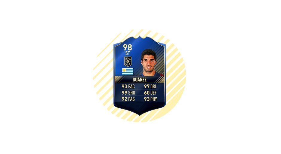 
                <strong>Luis Suarez (FC Barcelona) - 98</strong><br>
                
              